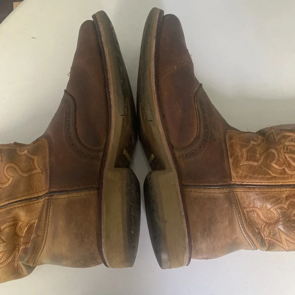 Double-H Dwight Steel Toe Work Boot Brown Men's Size 10.5 D Made In USA